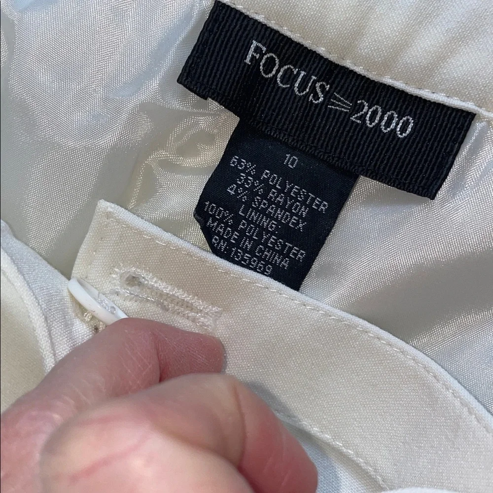 Classic White Women's Trousers